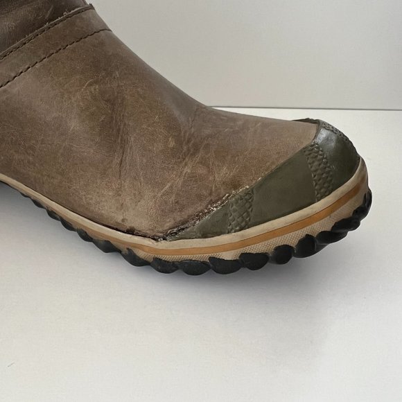 Sorel Women’s Brown/Green Waterproof Pull-On Slimboot Sz 11 - Picture 5 of 16